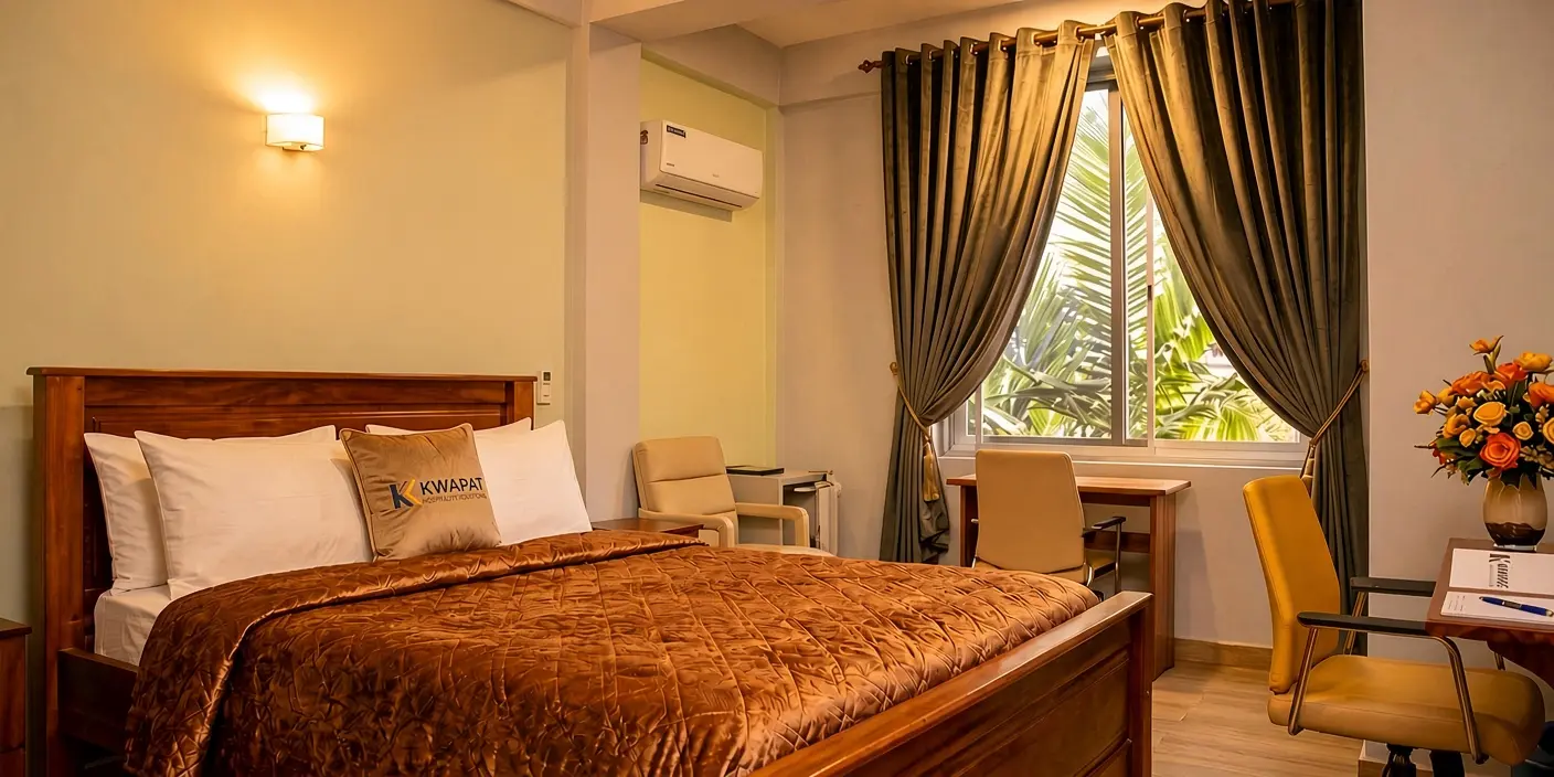 Luxury hotel lobby placeholder — replace with a licensed KWAPAT photo